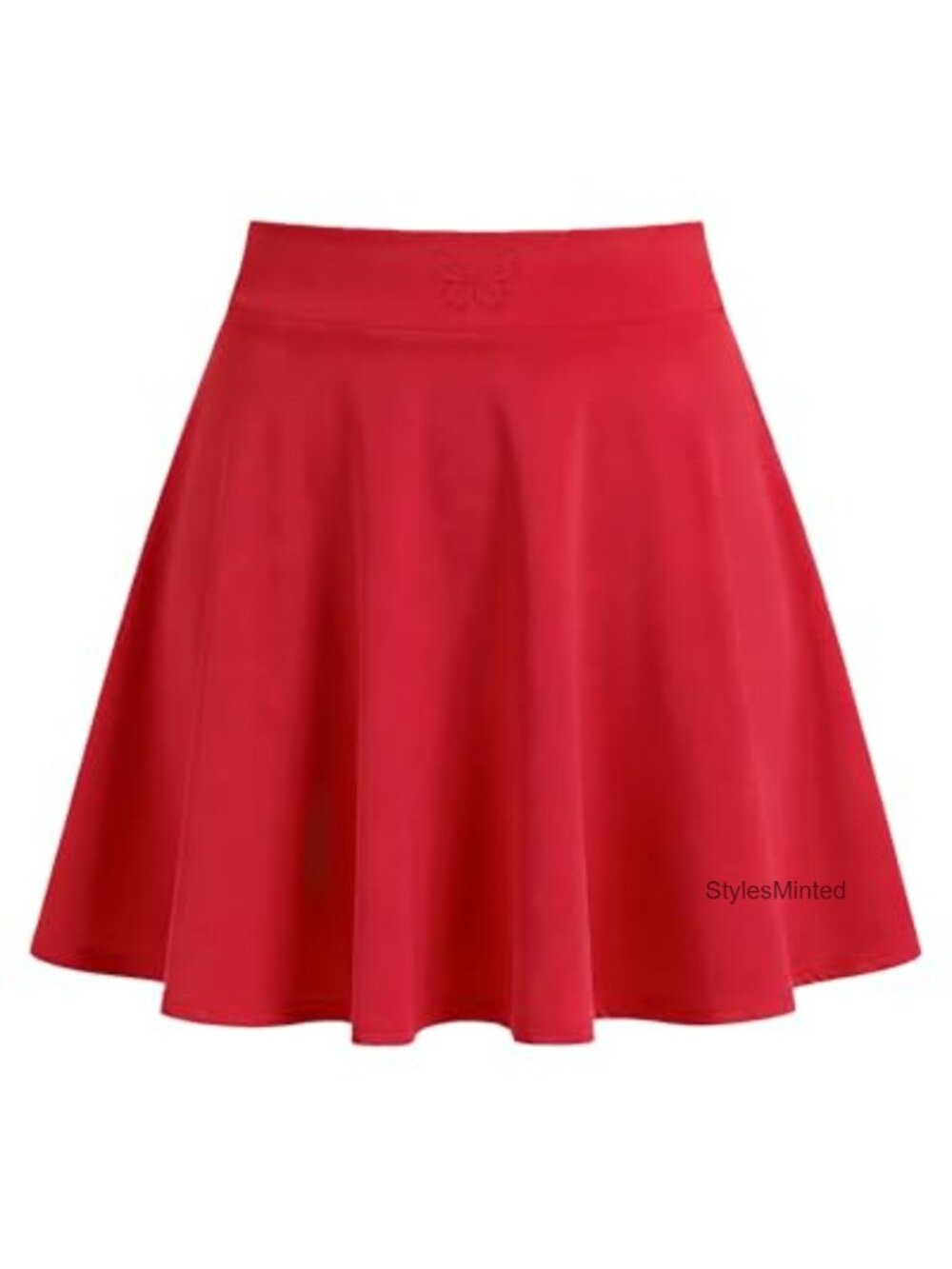 Girls Athletic Skort with Built-in Shorts Pockets Cotton School Uniform